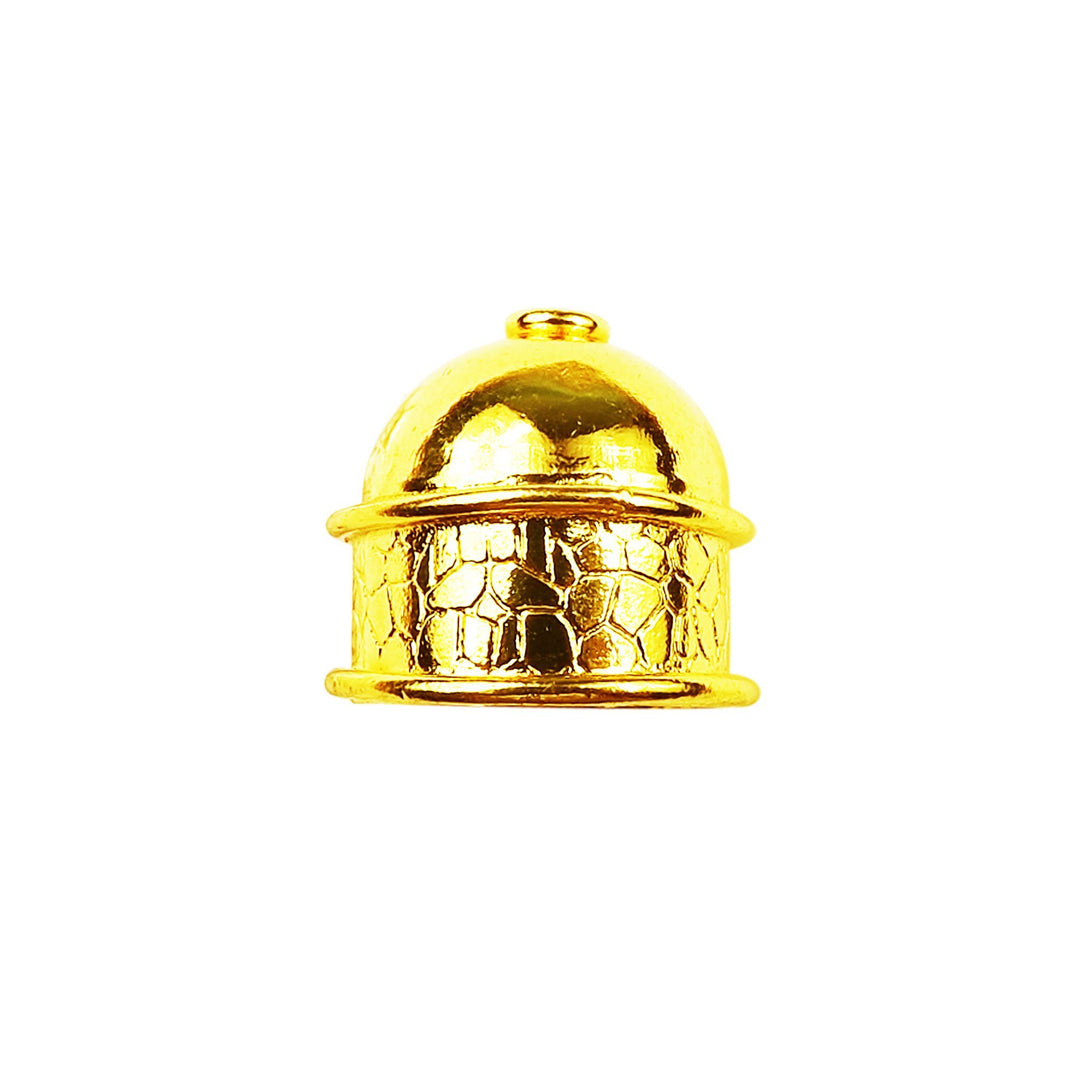 CG-203 18K Gold Overlay End Cap Beads Bali Designs Inc 