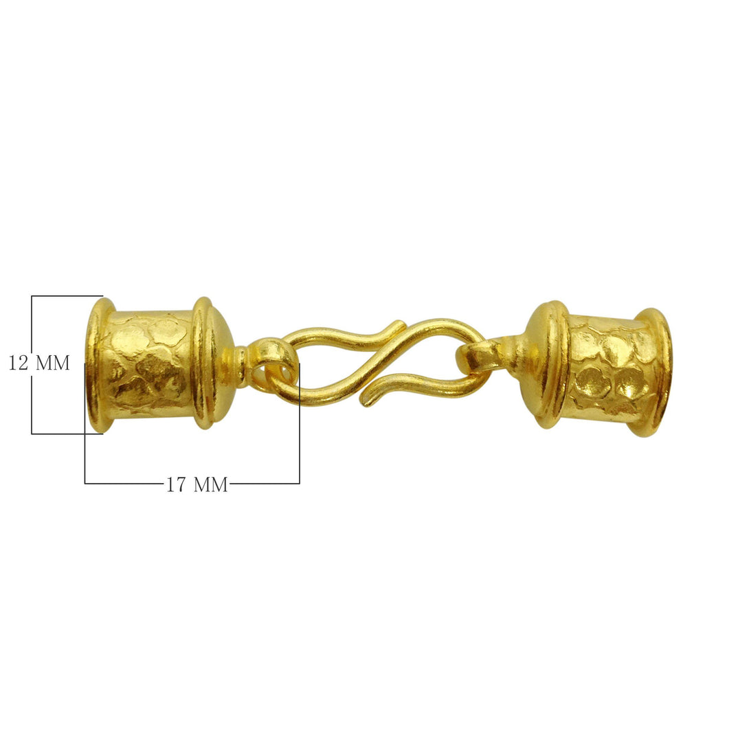 CG-209 18K Gold Overlay End Cap Beads Bali Designs Inc 