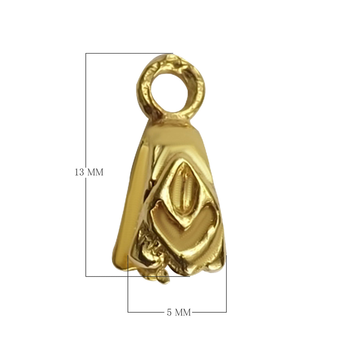 CG-242 18K Gold Overlay Pendant Bail Beads Bali Designs Inc 