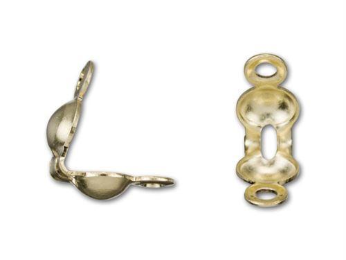 CG-261 18K Gold Overlay Clam Shell Beads Bali Designs Inc 