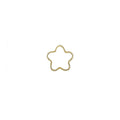 CG-305-8MM 18K Gold Overlay Connector Star Shape Beads Bali Designs Inc 