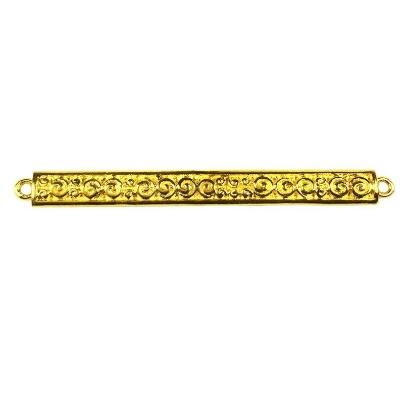 CG-398 18K Gold Overlay Connector Beads Bali Designs Inc 