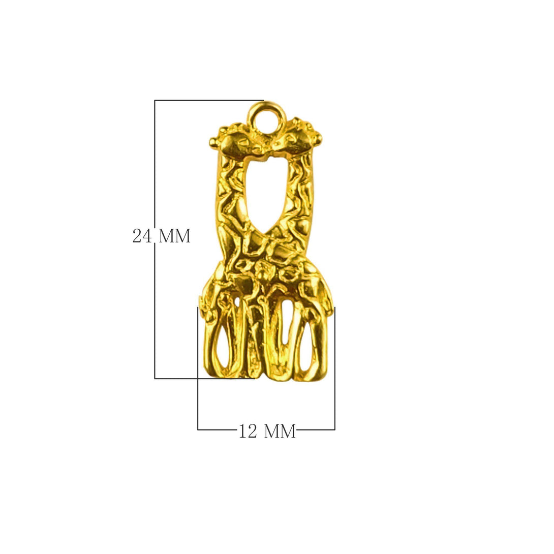 CG-402 18K Gold Overlay Charm Beads Bali Designs Inc 