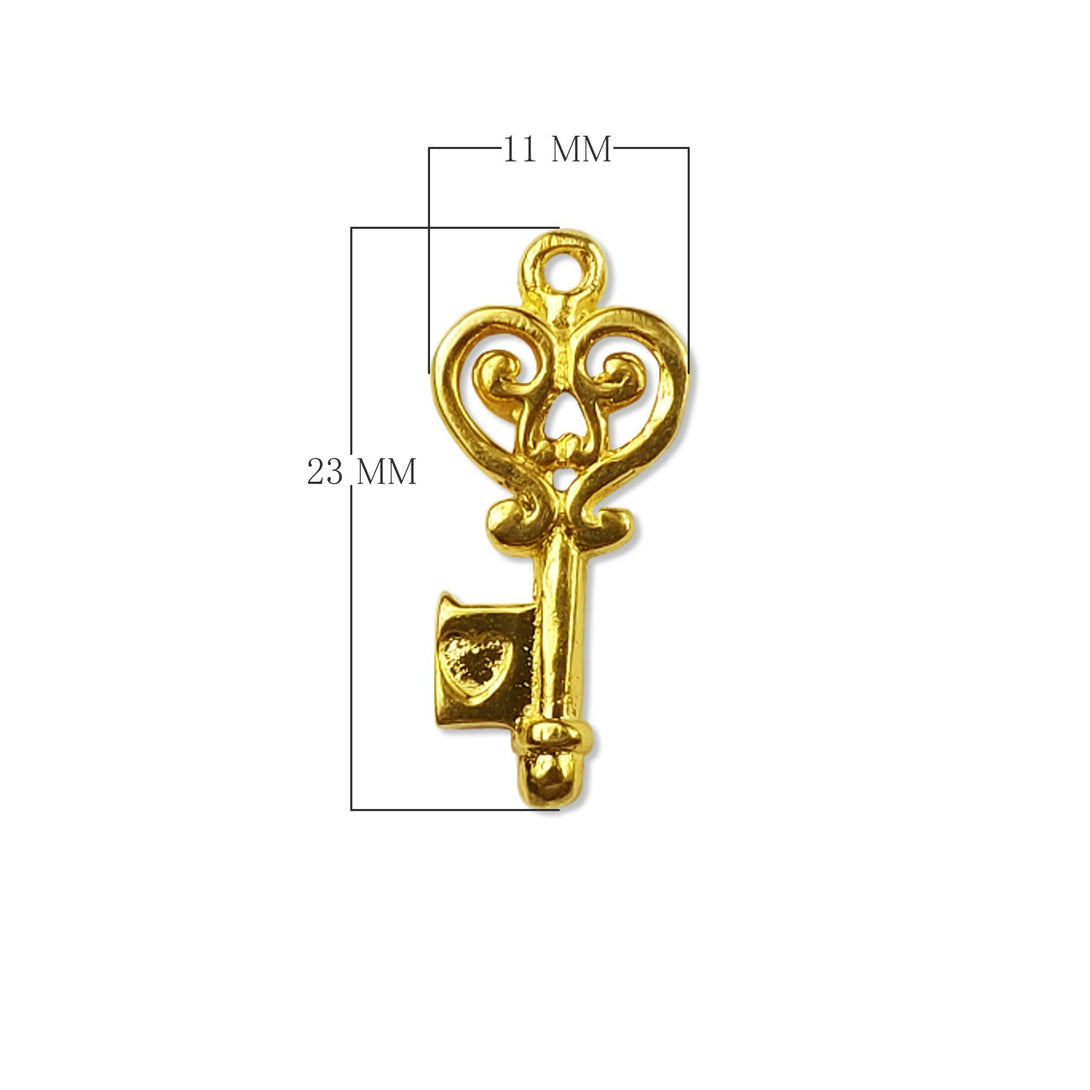 CG-406 18K Gold Overlay Charm Beads Bali Designs Inc 
