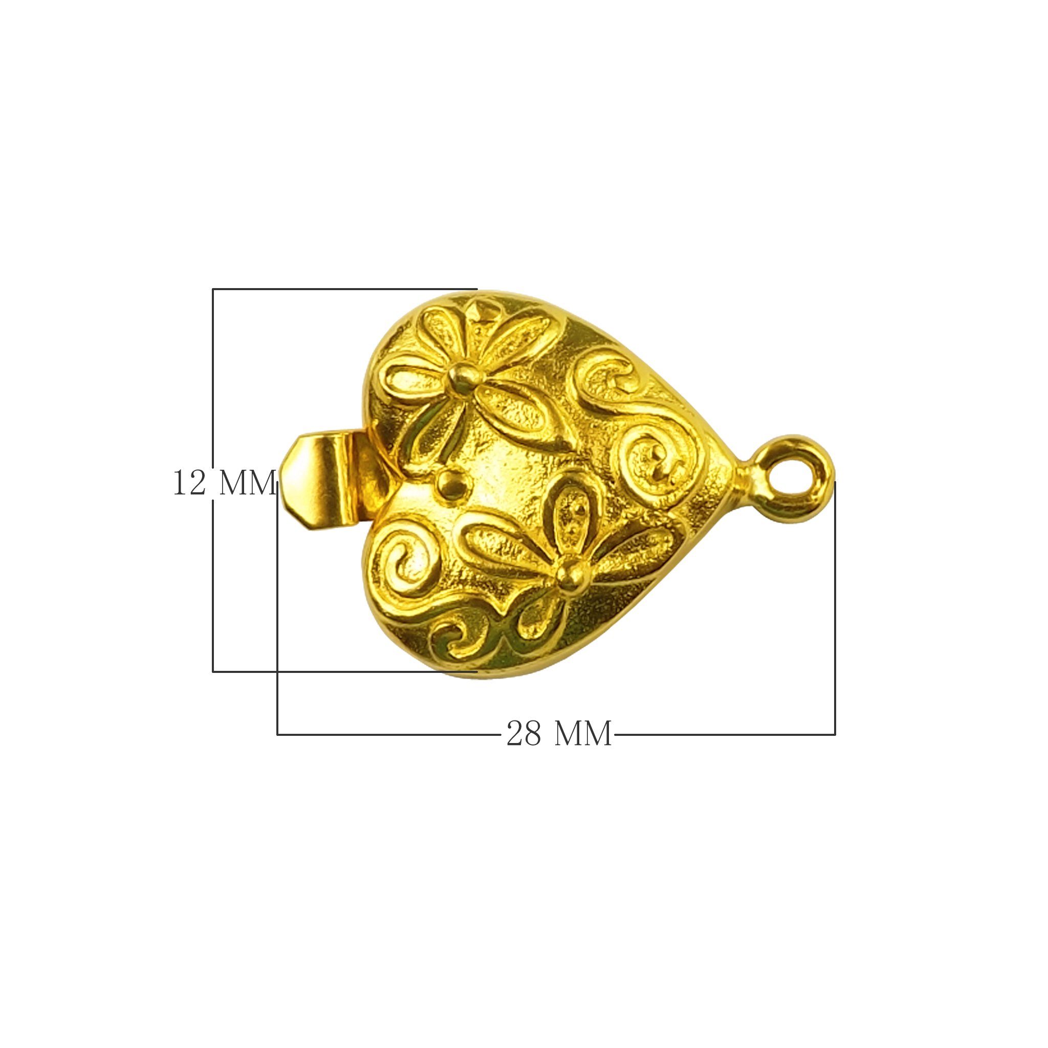 CG-419 18K Gold Overlay Single Hole Multi Strand Clasp Beads Bali Designs Inc 