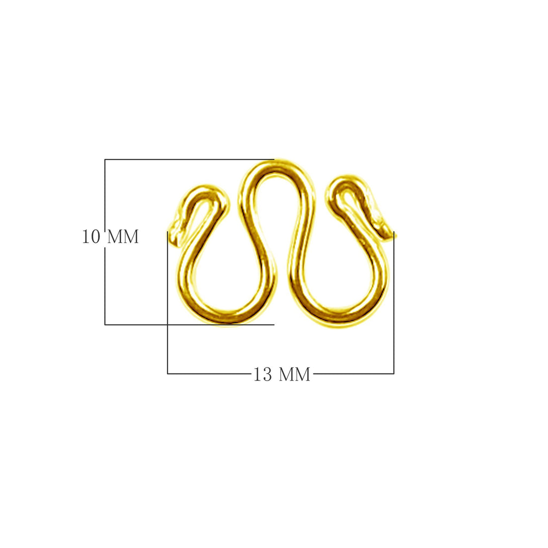 CG-453 18K Gold Overlay Hook Beads Bali Designs Inc 