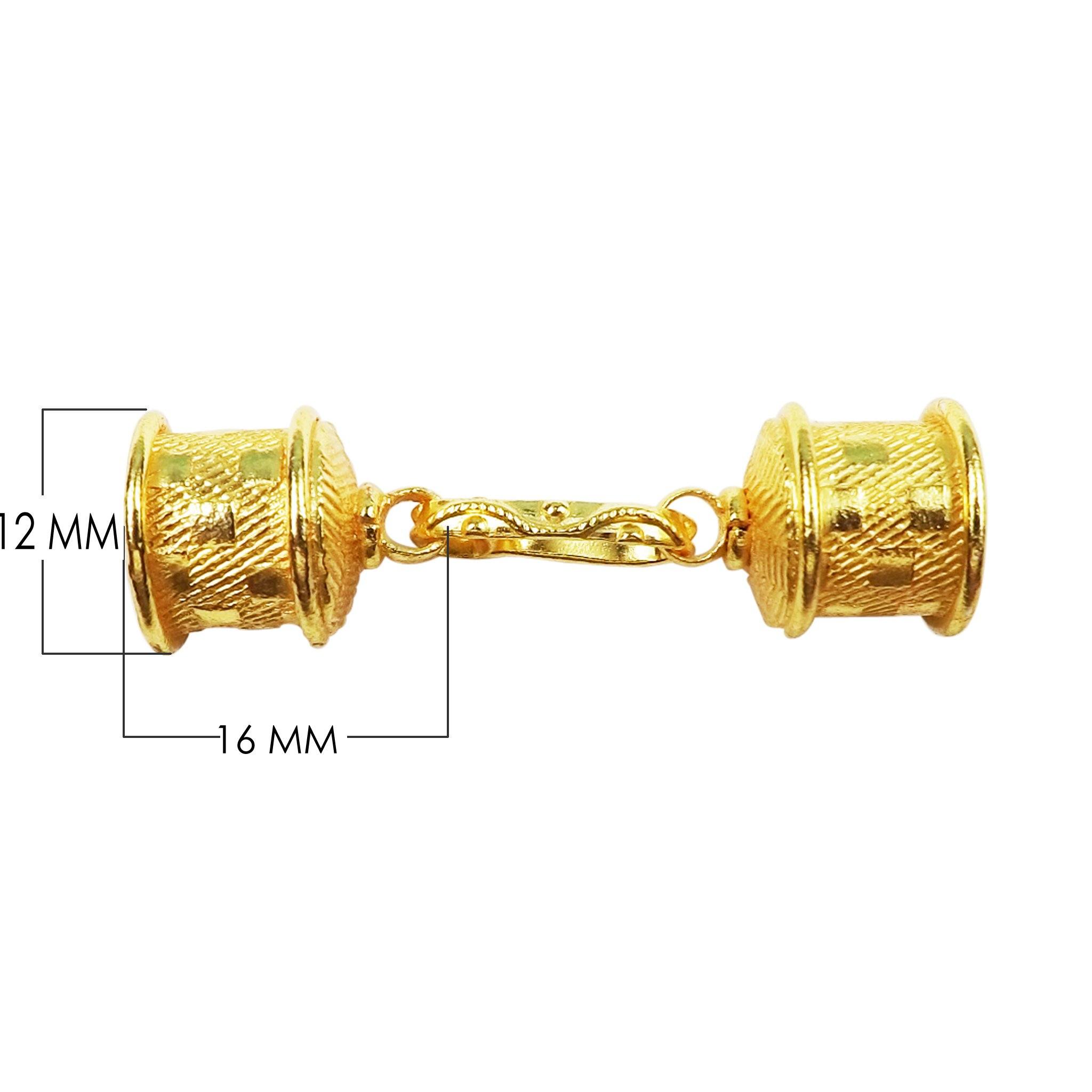 CG-457 18K Gold Overlay End Cap Beads Bali Designs Inc 