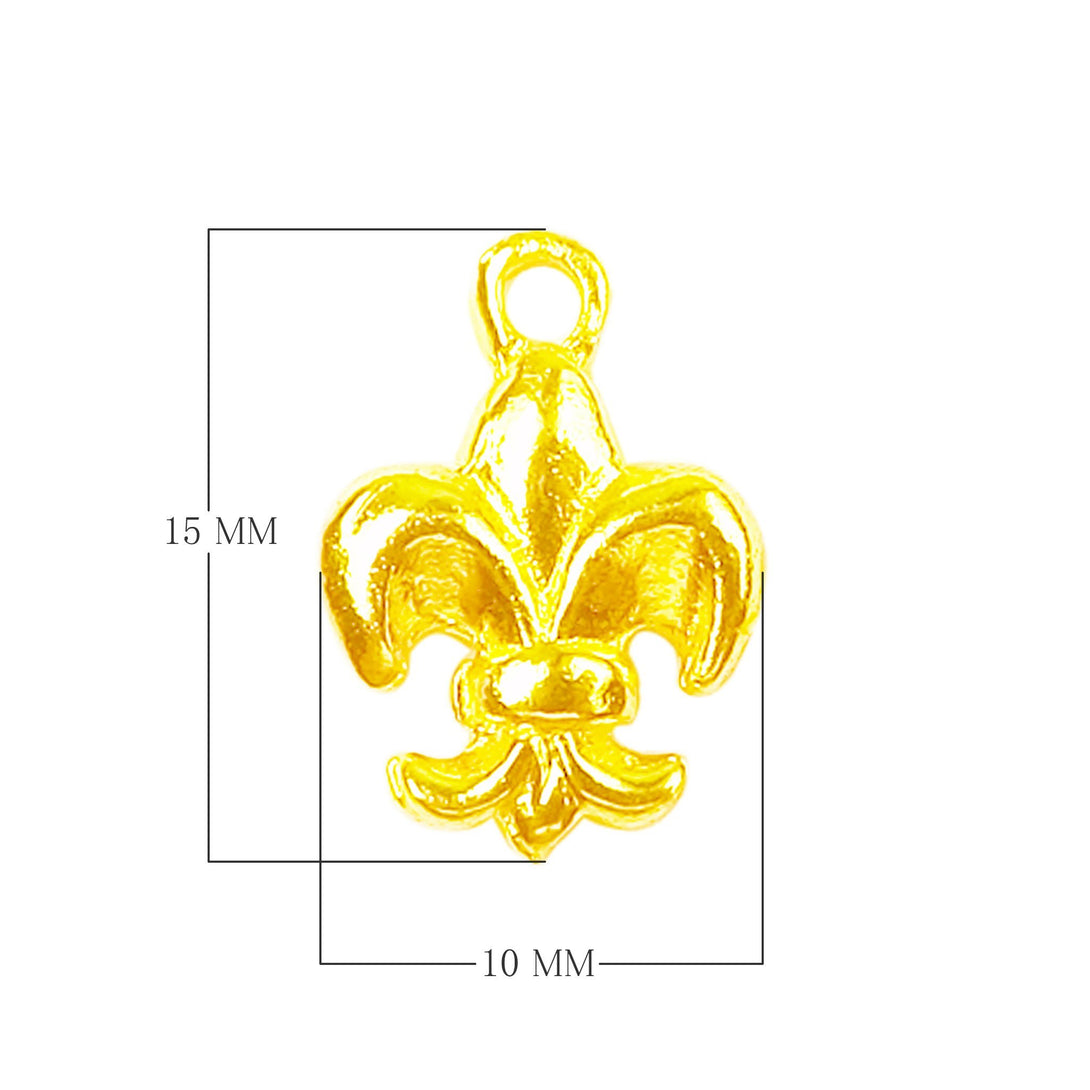 CG-458 18K Gold Overlay Charm Beads Bali Designs Inc 