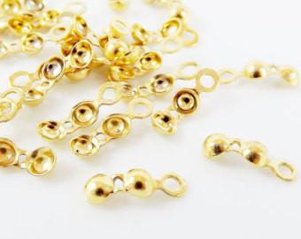 CG-499 18K Gold Overlay Crim Shell Beads Bali Designs Inc 