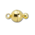 CG-509 18K Gold Overlay Single Hole Magnetic Clasps Beads Bali Designs Inc 