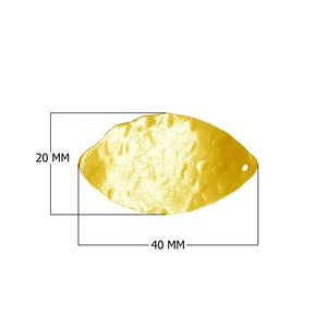 CG-526 18K Gold Overlay Charm Beads Bali Designs Inc 