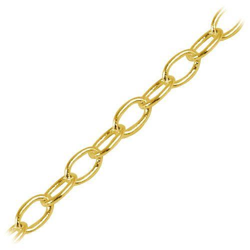 CHG-104-4.5MM 18K Gold Overlay Beading & Extender Chain Beads Bali Designs Inc 