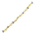 18K Gold Overlay Over Copper beaded Iolite chain with faceted round stones designed for wholesale jewelry manufacturing and bulk production applications