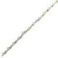 18K Gold Overlay Over Copper Chalcedony Quartz beaded chain with faceted round stones developed for bulk jewelry manufacturing and commercial production use
