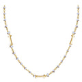 CHG-203-PE-18" 18K Gold Overlay Necklace With Pearl Beads Bali Designs Inc 