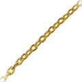18K Gold Overlay Over Copper beading and extender cable chain featuring polished round cable links, multiple size options, and durable construction for wholesale jewelry manufacturing use