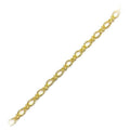 18K Gold Overlay Over Copper oval link extender chain with 3MM by 4MM proportions designed for wholesale jewelry production and component assembly