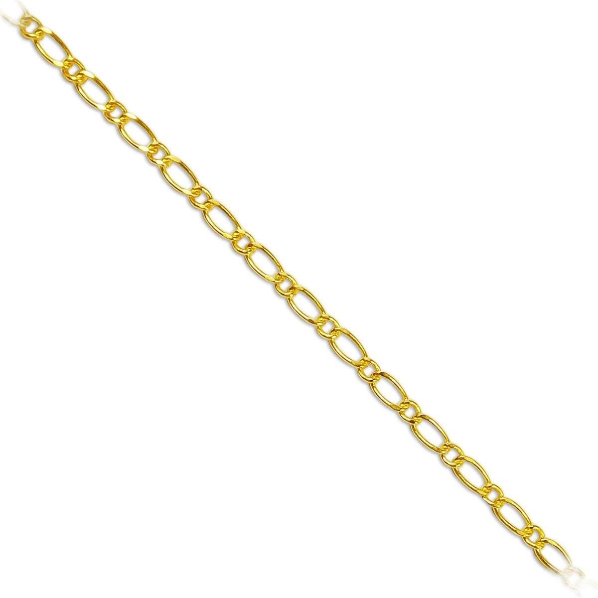 18K Gold Overlay Over Copper micro oval beading extender chain designed for precision wholesale jewelry manufacturing