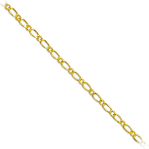 18K Gold Overlay Over Copper micro oval beading extender chain designed for precision wholesale jewelry manufacturing