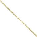 Elongated oval link 18K Gold Overlay Over Copper jewelry chain with polished finish, designed for wholesale jewelry manufacturing, bulk production, and professional jewelry making use