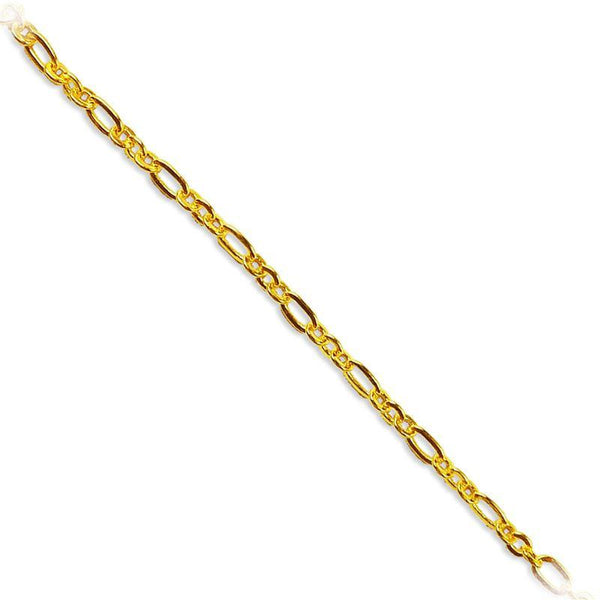 CHG-295-5X2MM 18K Gold Overlay Beading & Extender Chain Beads Bali Designs Inc 
