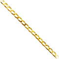 Elongated oval link 18K Gold Overlay Over Copper jewelry chain with polished finish, designed for wholesale jewelry manufacturing, bulk production, and professional design applications