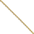 Alternating heart and oval link 18K Gold Overlay Over Copper jewelry chain with polished finish, designed for wholesale jewelry manufacturing and bulk decorative jewelry production