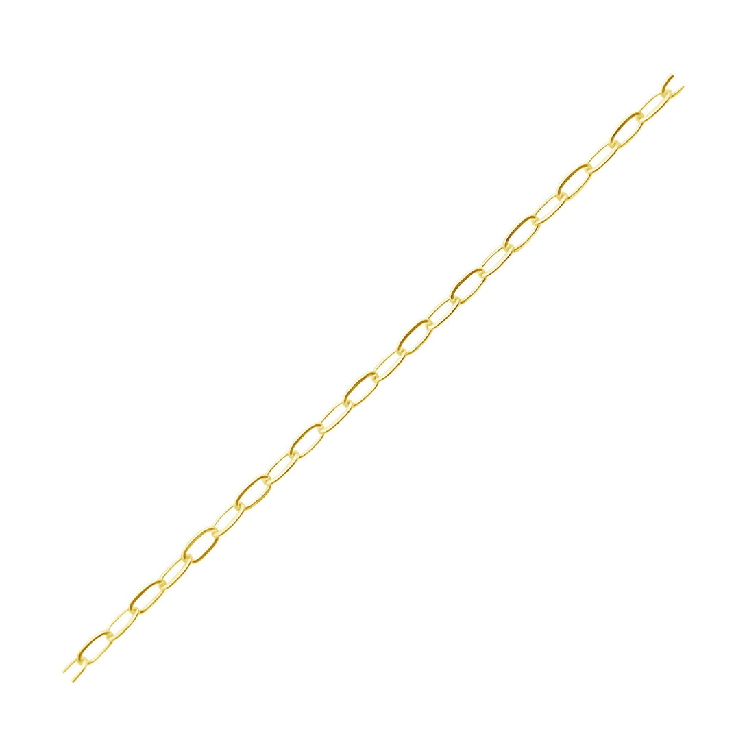 CHG-324-3X2MM-IT 18K Gold Overlay Beading & Extender Chain Beads Bali Designs Inc 
