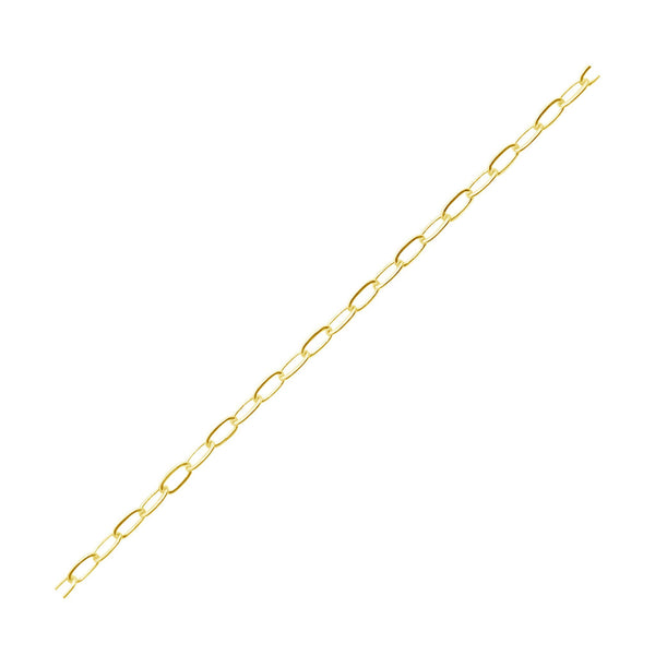 CHG-324-3X2MM-IT 18K Gold Overlay Beading & Extender Chain Beads Bali Designs Inc 