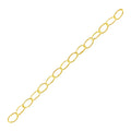 CHG-328-5X3MM-IT 18K Gold Overlay Beading & Extender Chain Beads Bali Designs Inc 
