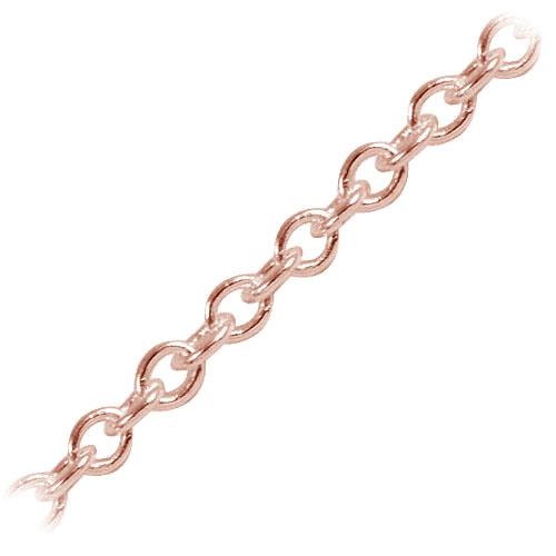CHRG-103-3MM Rose Gold Overlay Beading & Extender Chain Beads Bali Designs Inc 