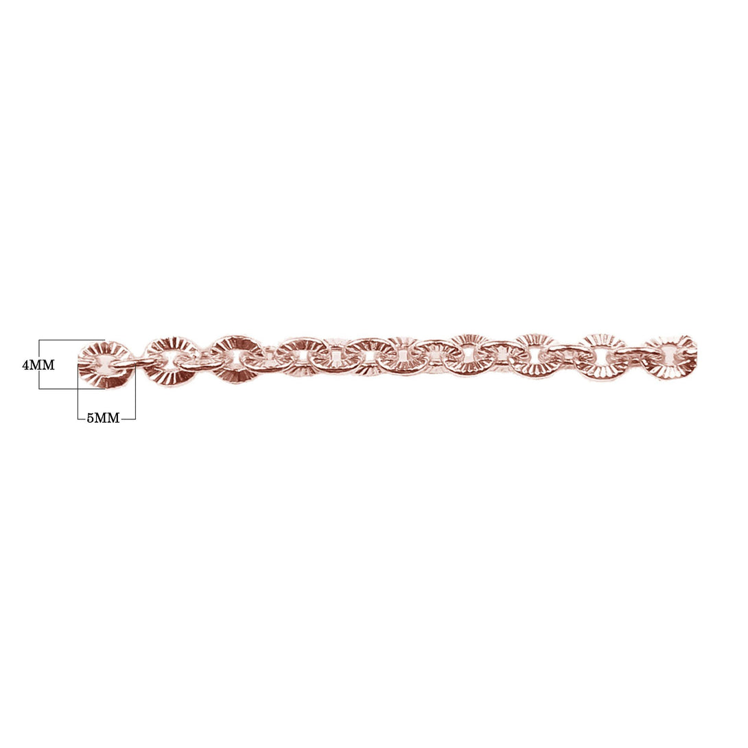 CHRG-307 Rose Gold Overlay Beading & Extender Chain Beads Bali Designs Inc 