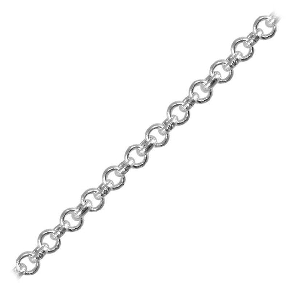 CHSF-103-2MM Silver Overlay Beading & Extender Chain Beads Bali Designs Inc 