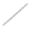 Silver overlay over copper beading and extender chain with polished oval links displayed for wholesale jewelry manufacturing and bulk design applications