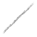 Wholesale compact oval beading and extender chain crafted with silver overlay over copper featuring polished finish and smooth oval link construction