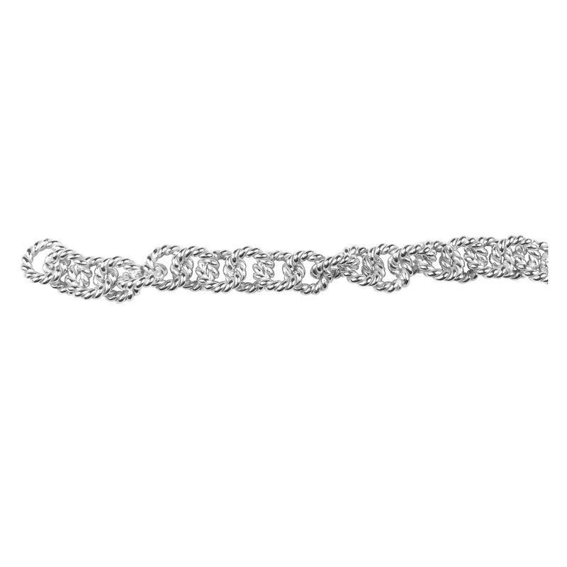 CHSF-284 Silver Overlay Beading & Extender Chain Beads Bali Designs Inc 