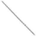 Wholesale classic round link beading and extender chain crafted with silver overlay over copper featuring polished finish and uniform round link construction