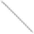 Silver overlay over copper Bali inspired interlinked chain design sold per foot, ideal for wholesale jewelry manufacturing and professional accessory production