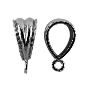 CR-117 Black Rhodium Overlay Pendant Bail Beads Bali Designs Inc 