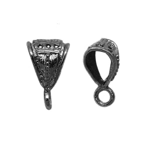 CR-118 Black Rhodium Overlay Pendant Bail Beads Bali Designs Inc 