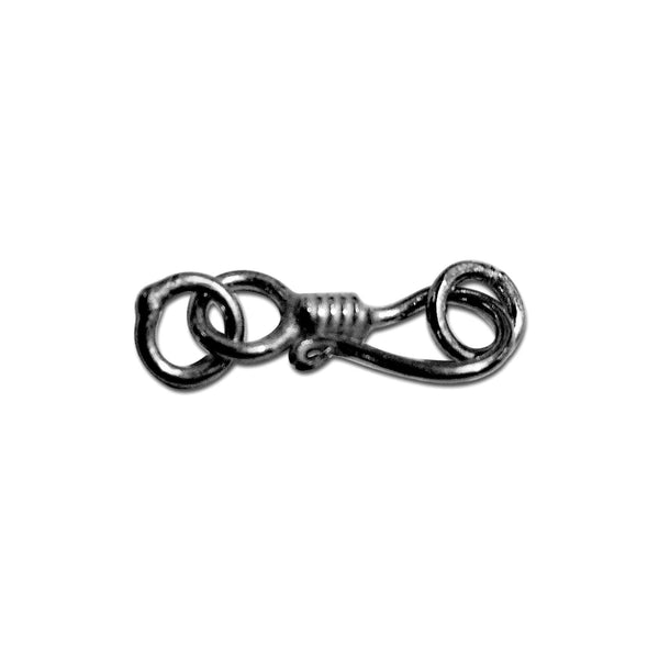 CR-193 Black Rhodium Overlay Hook Beads Bali Designs Inc 