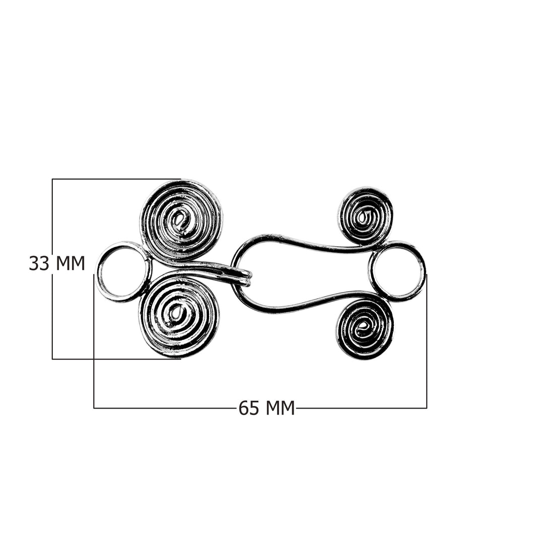 CR-201 Black Rhodium Overlay Hook Beads Bali Designs Inc 