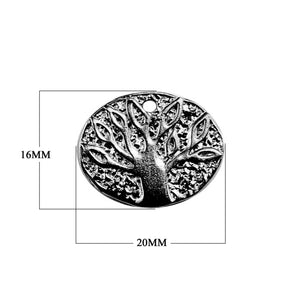 CR-273 Black Rhodium Overlay Charm Beads Bali Designs Inc 