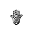 CR-279 Black Rhodium Overlay Hands of Fatima Beads Bali Designs Inc 