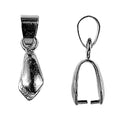 Black Rhodium Overlay Over Copper jewelry bail handcrafted in India for wholesale use