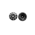 CR-354 Black Rhodium Overlay Bead Cap Beads Bali Designs Inc 