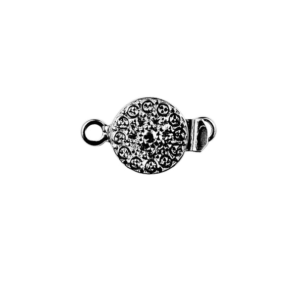 CR-383 Black Rhodium Overlay Single Hole Multi Strand Clasp Beads Bali Designs Inc 