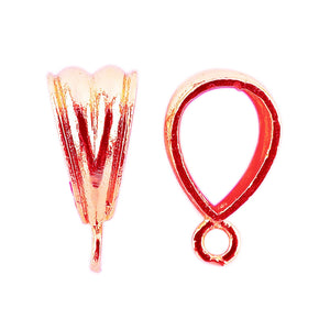 CRG-117 Rose Gold Overlay Pendant Bail Beads Bali Designs Inc 