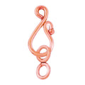 CRG-122 Rose Gold Overlay Hook Beads Bali Designs Inc 