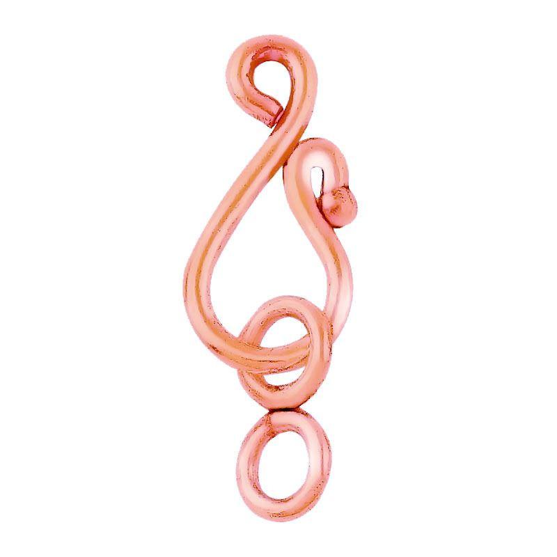 CRG-122 Rose Gold Overlay Hook Beads Bali Designs Inc 